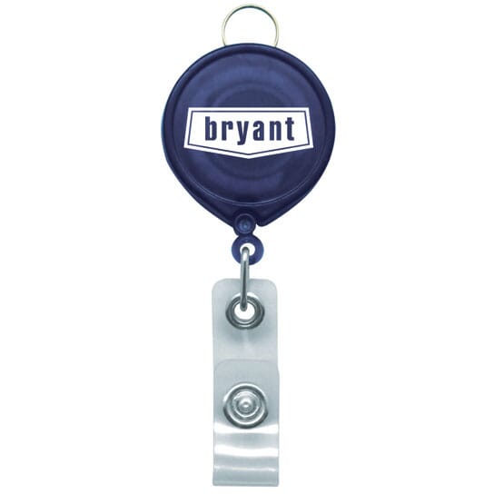 Large Face Badge Reel W/Laynard Attachment- Translucent- Chroma