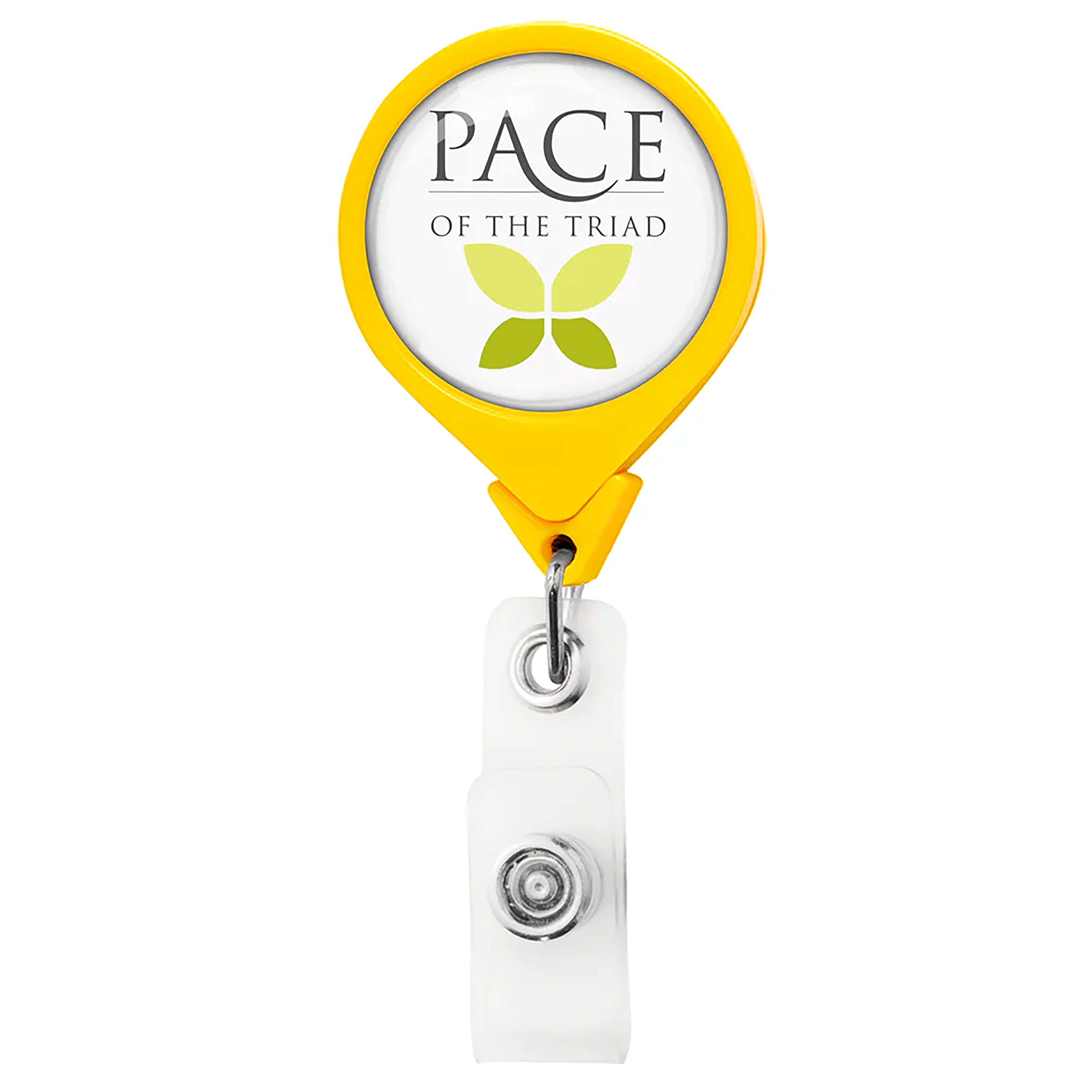 Jumbo Neon Round Badge Reel- Polydome