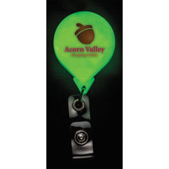 Glow In The Dark Jumbo Round Badge Reel- Chroma