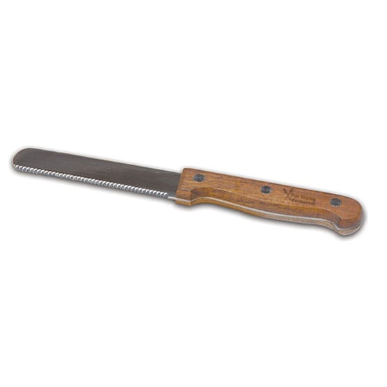 Cheese Knife-Acacia w/ Steel Rivets