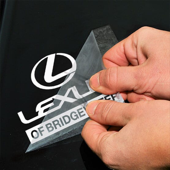Perfect Cut Decal (White)- Up To 36 Sq Inches