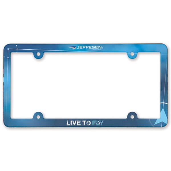 Full Color Plastic License Plate Frame