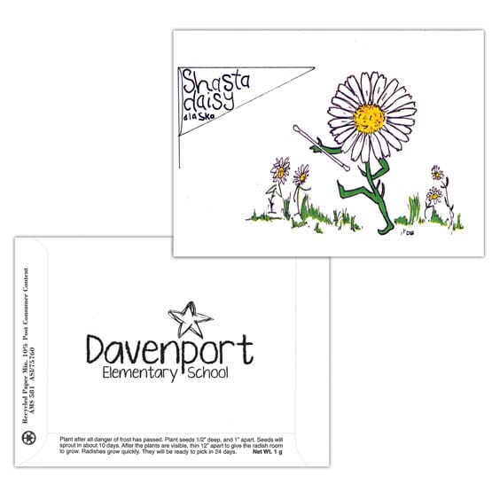 Dorothy's Kids Series Seed Packet- Shasta Daisy