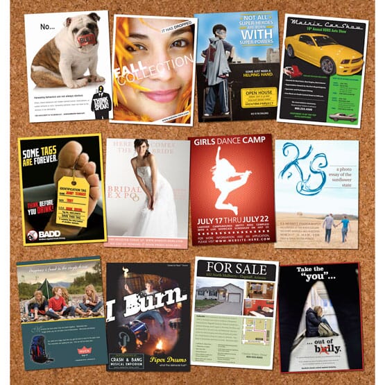 8 1/2" x 11" Flyer - 4 Pt. Gloss Text