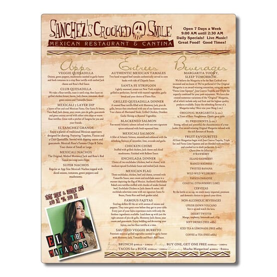 8 1/2" x 11" Laminated Card - 14 Pt.