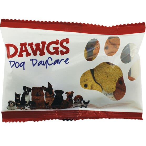 4" Zagasnacks Promo Snack Pack Bag With Dog Bones