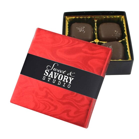 4 Piece Sea Salt Caramel Gift Box