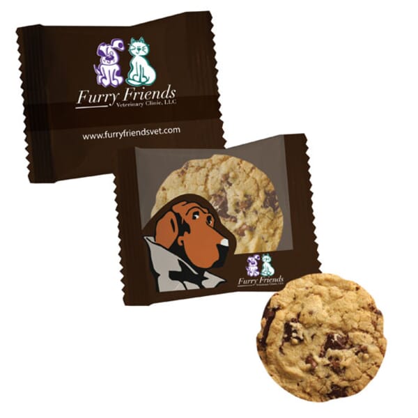Custom Individually Wrapped Large Chocolate Chip Cookie