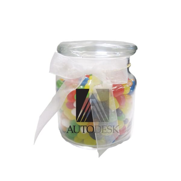 22 Oz. Glass Jar With Gourmet Jelly Beans