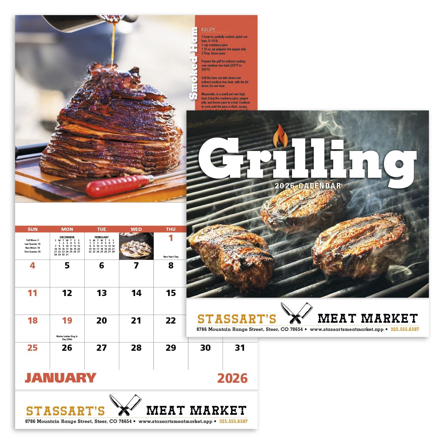 2026 Stapled Grillmaster Calendar