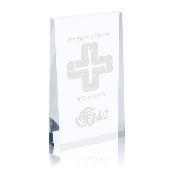 Acrylic Wedge Award- Small