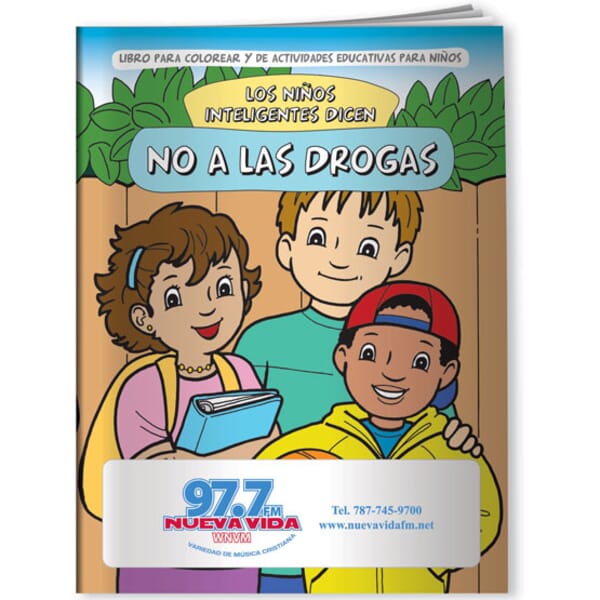 Drugs, Smart Kids Say No To Drugs (Spanish)- Coloring Book