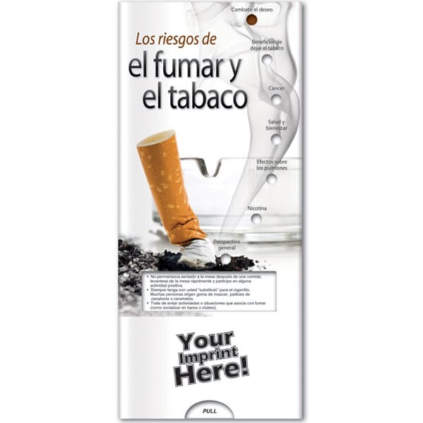 Pocket Slider- Risks Of Smoking And Tobacco (Spanish)
