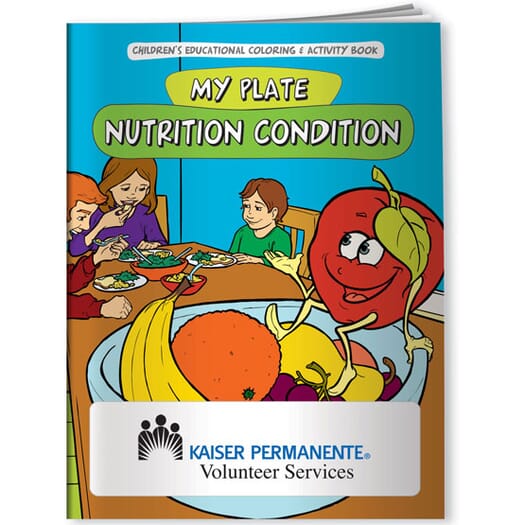 Nutrition Condition, My Food Plate- Coloring Book