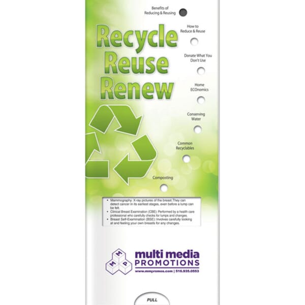 Pocket Slider- Recycle, Reuse, Renew