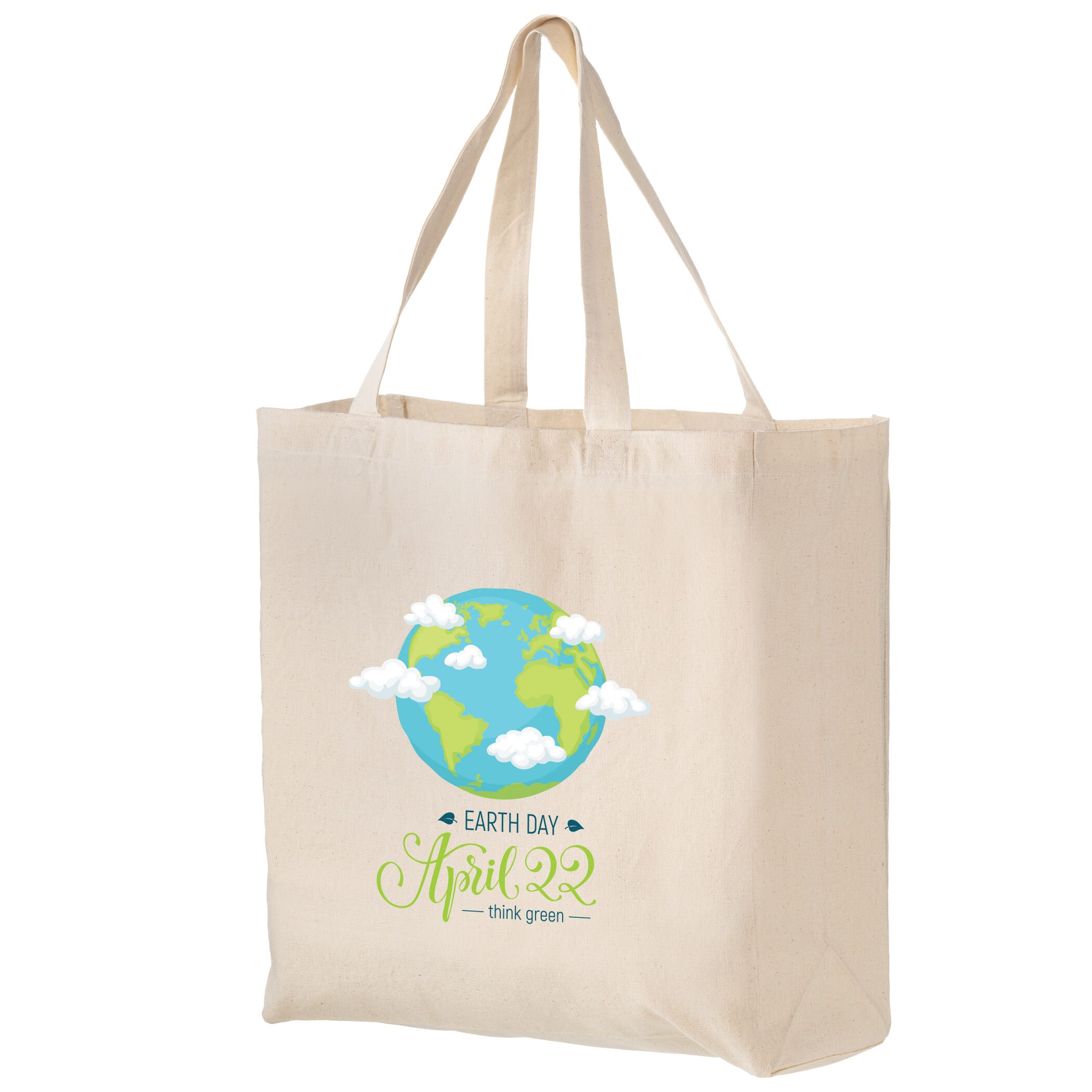 Color Evolution Cotton Canvas Tote Bag 13" X 13" X 5"