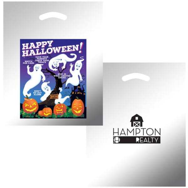 12" x 15" Halloween Bag - Ghosts & Pumpkins