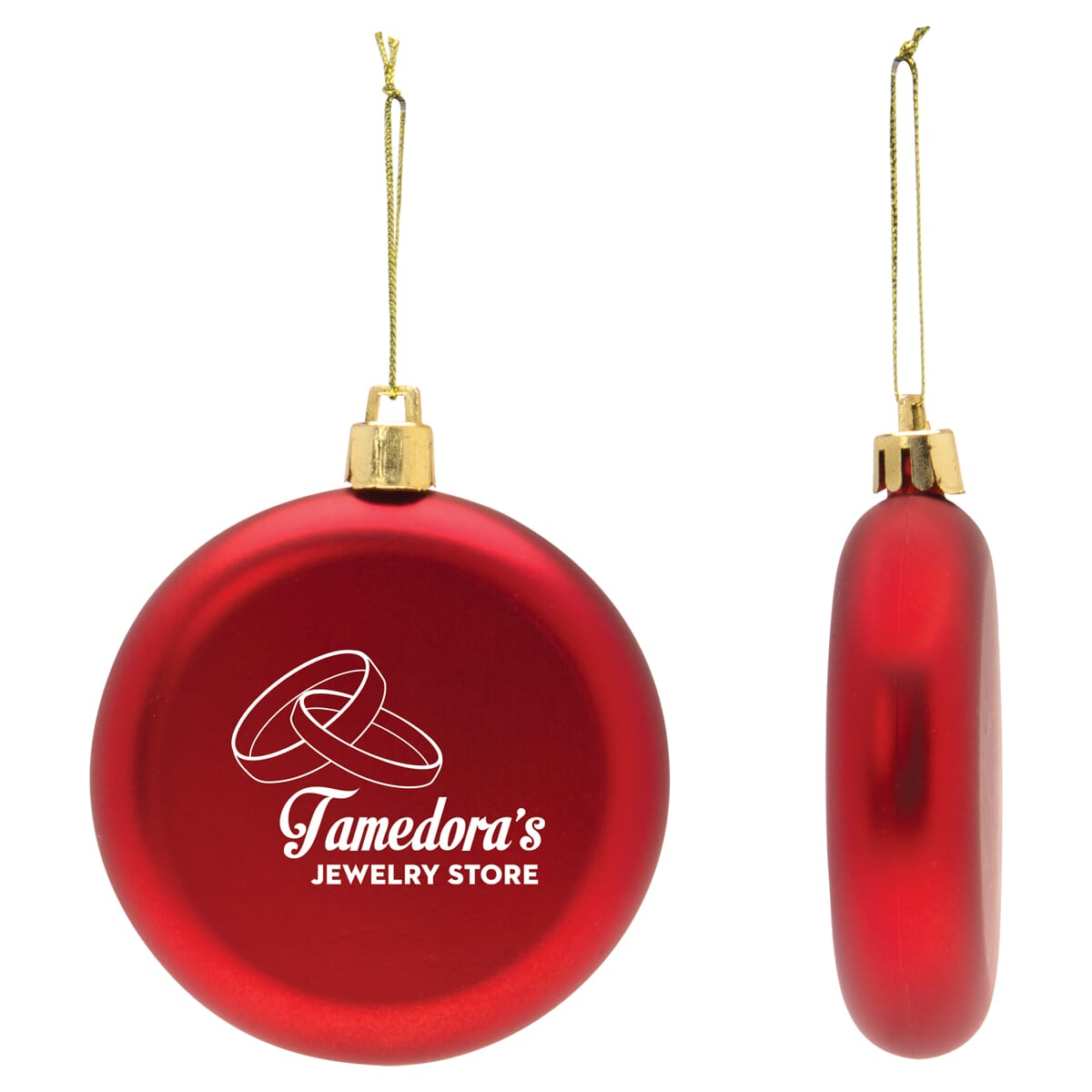 Classic Flat Round Ornament