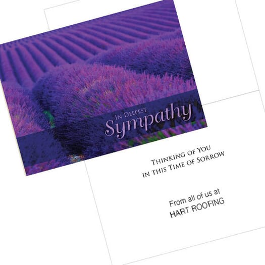 Sympathy- Lavender Card