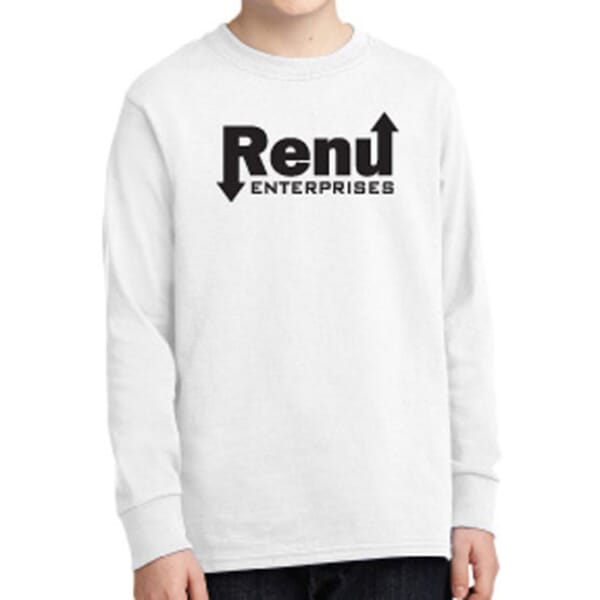 Port & Company® Youth Long Sleeve Cotton T-Shirt