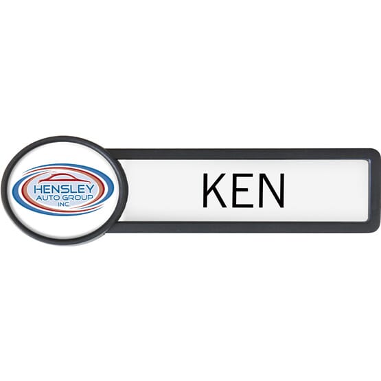 Pittsburgh Reusable Badge Oval