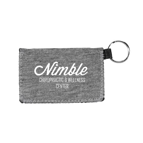 Heathered Jersey Knit-Neoprene Card Guard