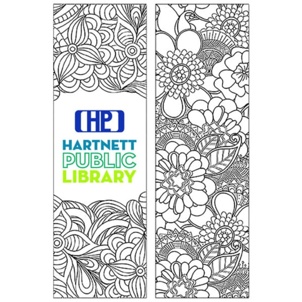 Adult Coloring Bookmark