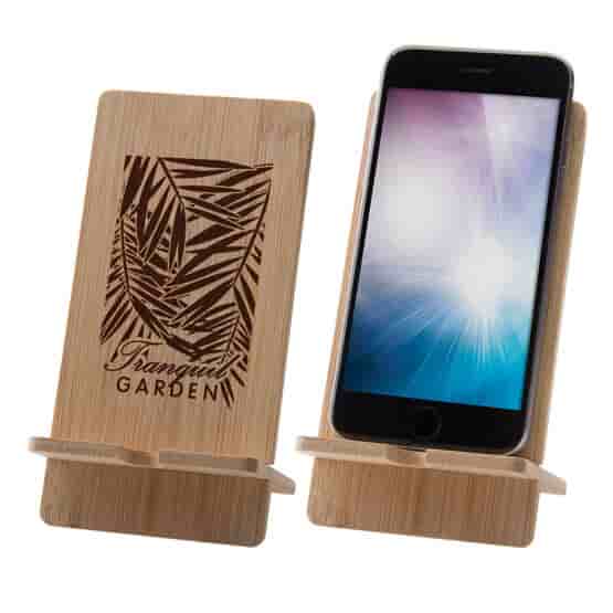 Bamboo Media Stand