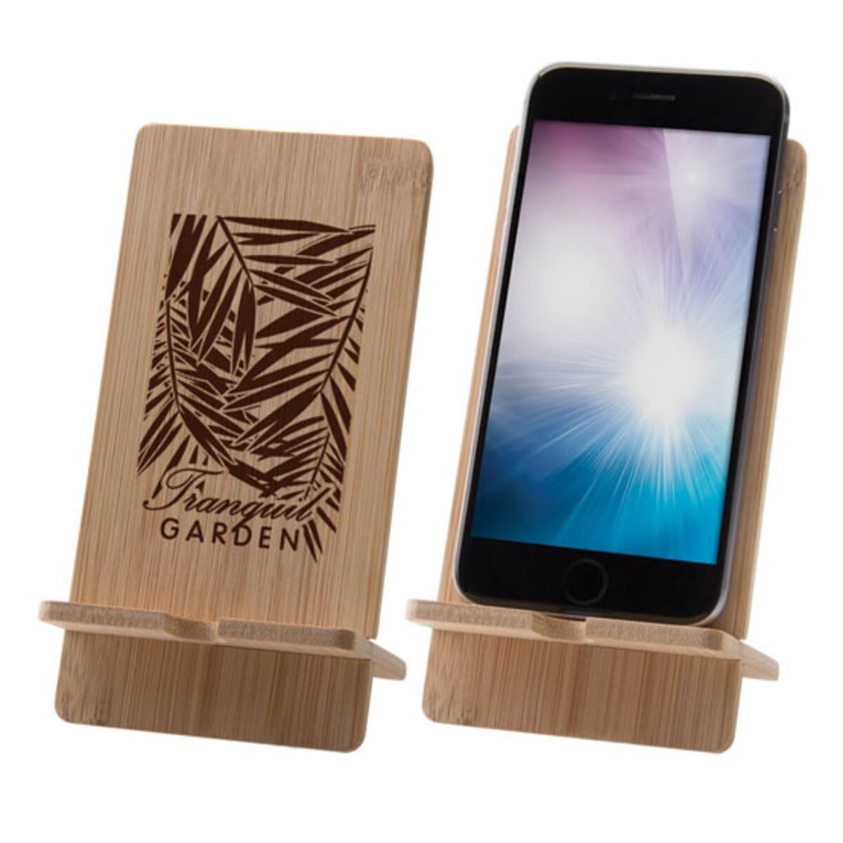 Bamboo Wood Cell Phone Stan