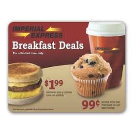 8-1/2" X 11" Counter Mat w/ Removable Adhesive