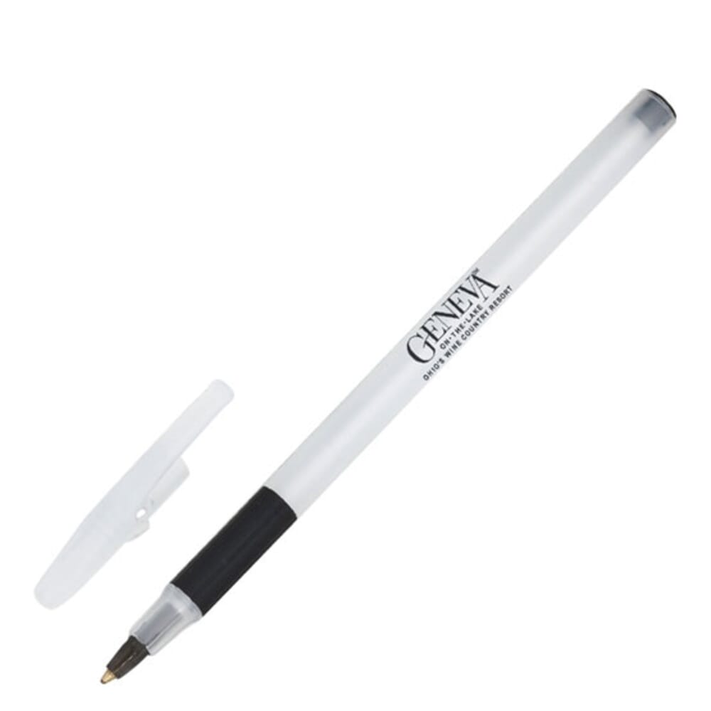 Grip Stick Pen- White Barrel