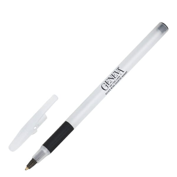 Grip Stick Pen- White Barrel