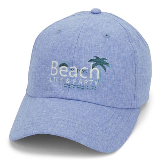 Chambray Linen Cap