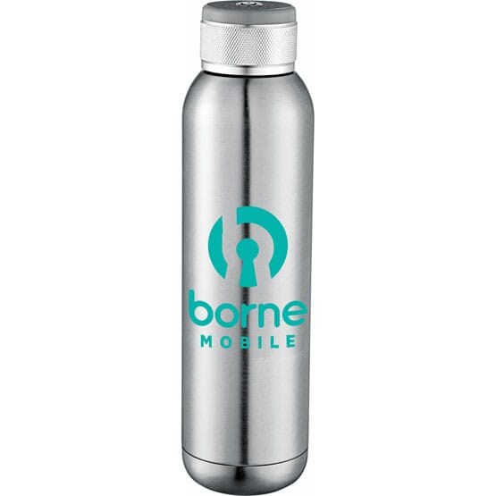 22 oz Stainless Steel Audio Water Bottle