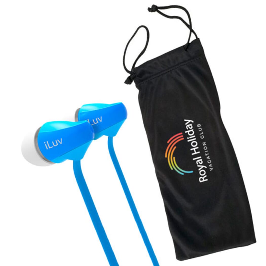iLuv® Tangle-Free Earbuds