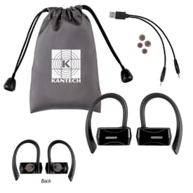 Sporty Wireless Earbuds with Pouch