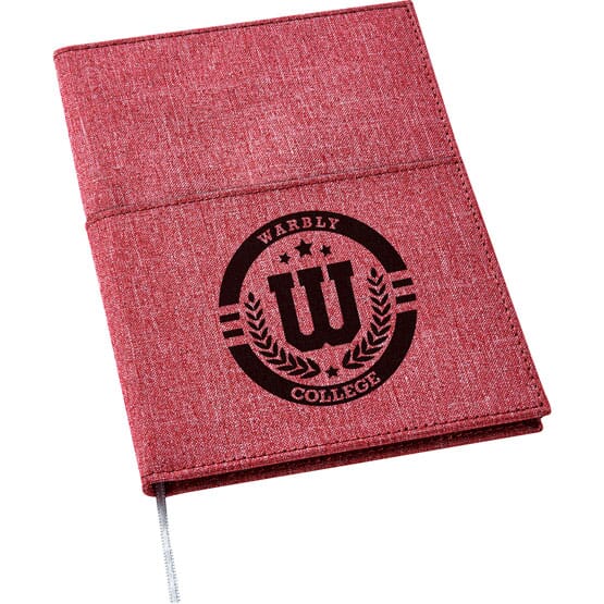 5" x 7" Canvas Pocket Refillable Notebook