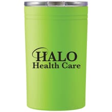 Lime insulated tumbler and can cooler