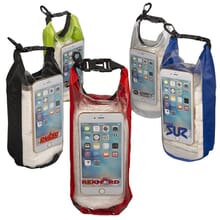 Water-Resistant Dry Bags with Mobile Pocket