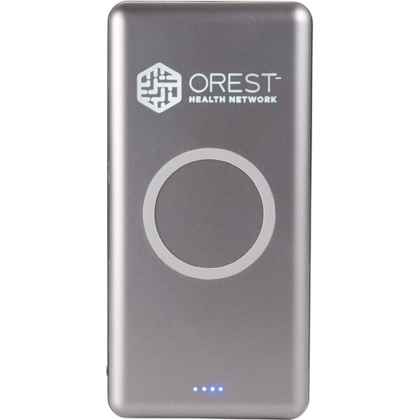 UL Listed Light Up Qi 10000 Wireless Power Bank