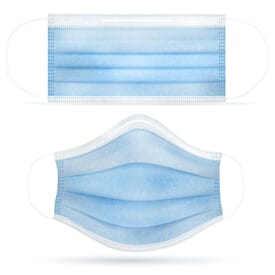 Standard Breathable and Disposable Cloth Face Masks- Set of 150