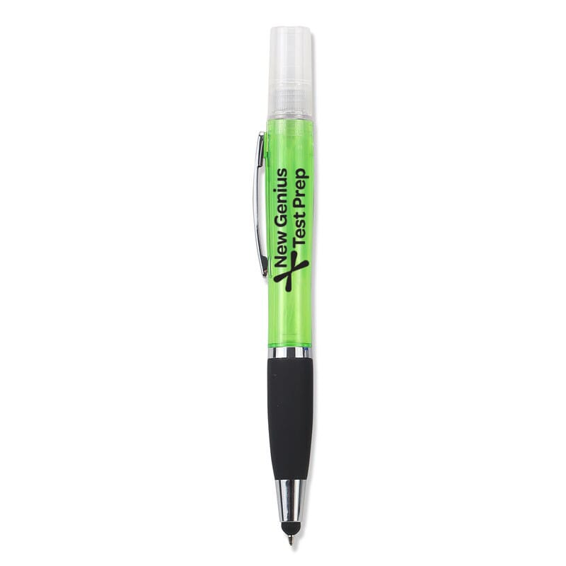 pen with sanitizer spray end
