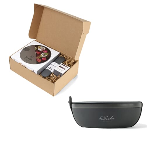 W&P Porter Bowl- Ceramic Deluxe Lunch Gift Set