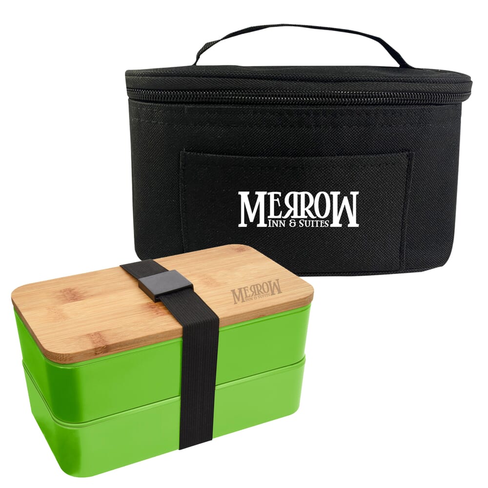 Stackable Bento Box With Insulated Carrying Case