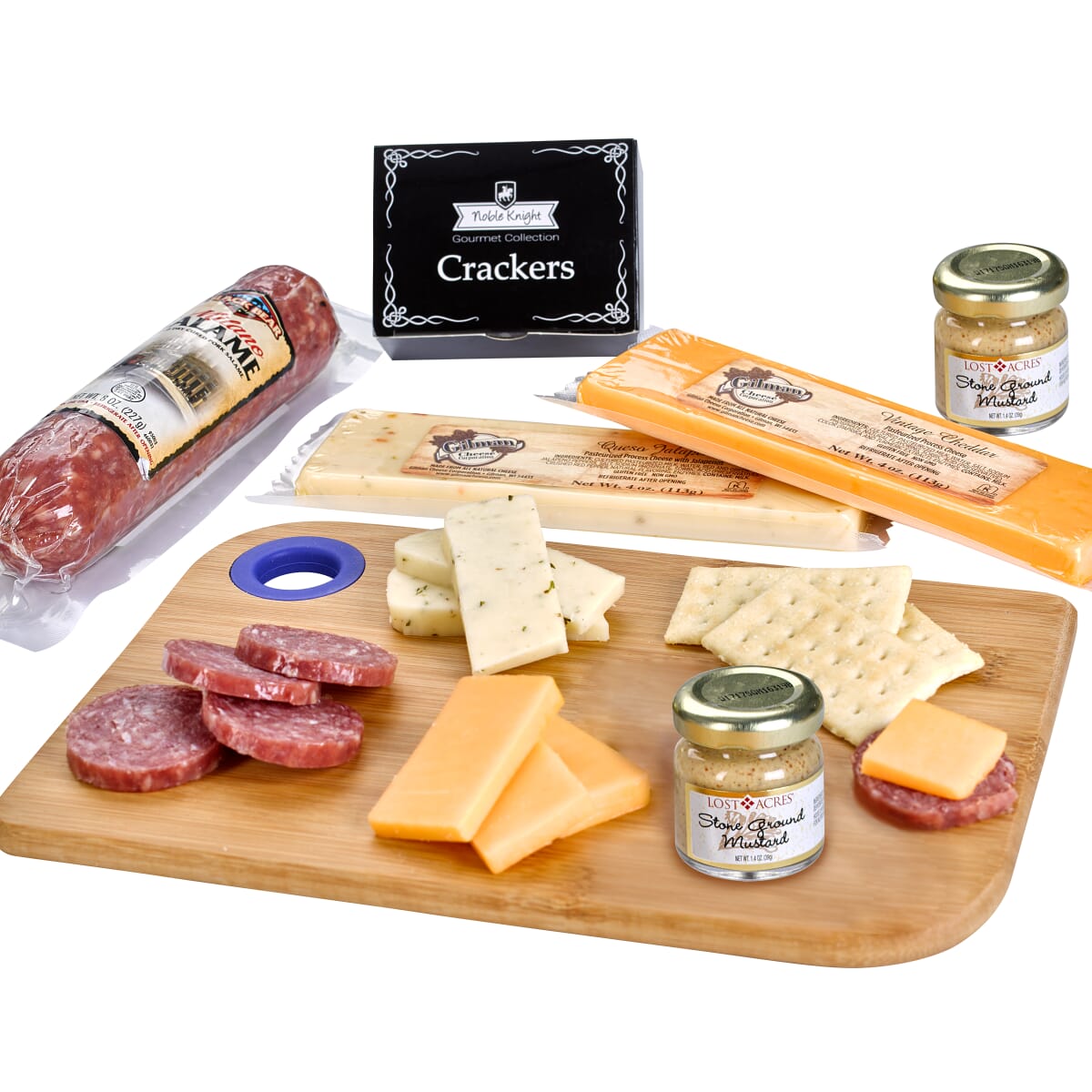 Charcuterie Favorites Board of Meat & Cheese Set with Greeting Card