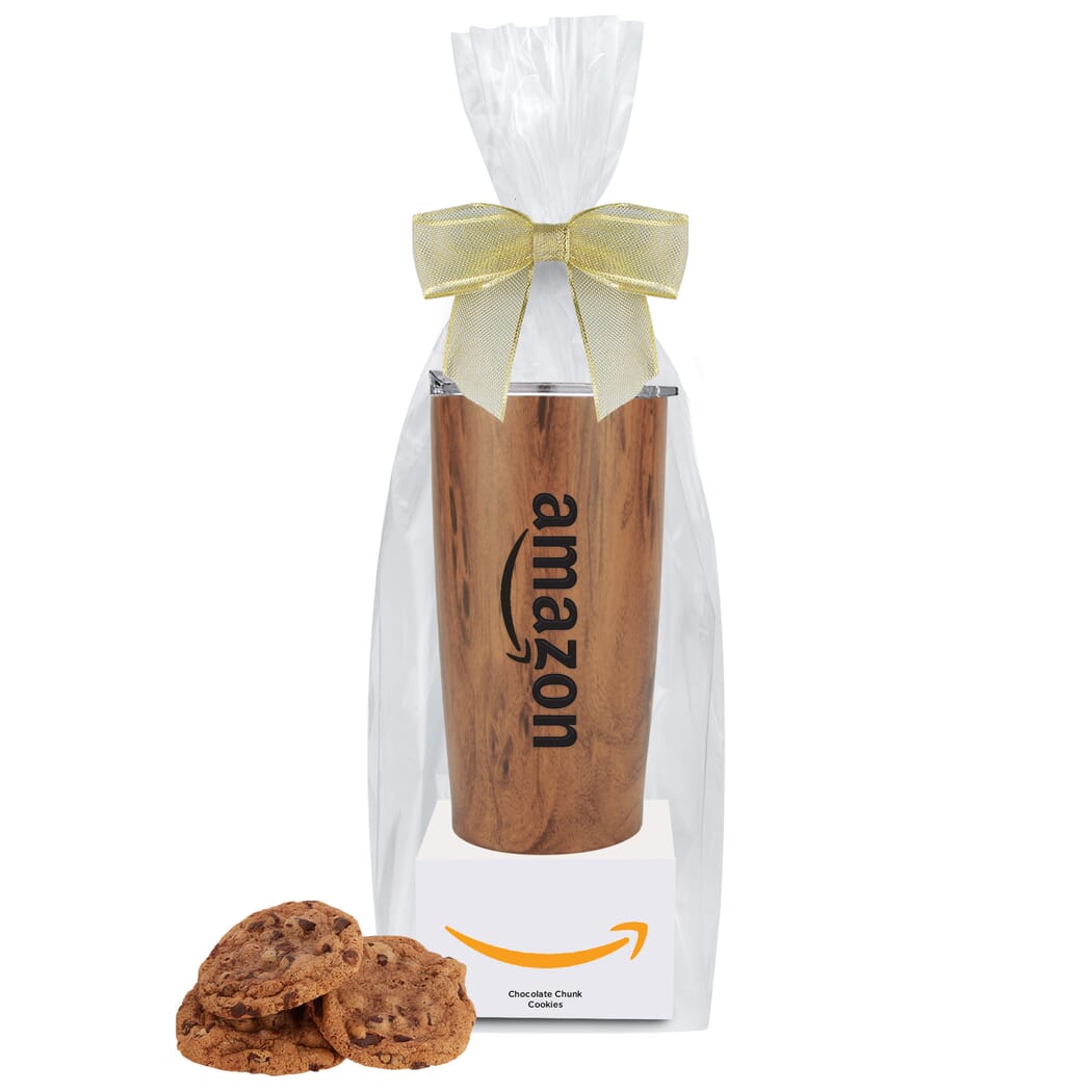 20 oz Straight Tumbler, Gourmet Chocolate Chunk Cookie Box