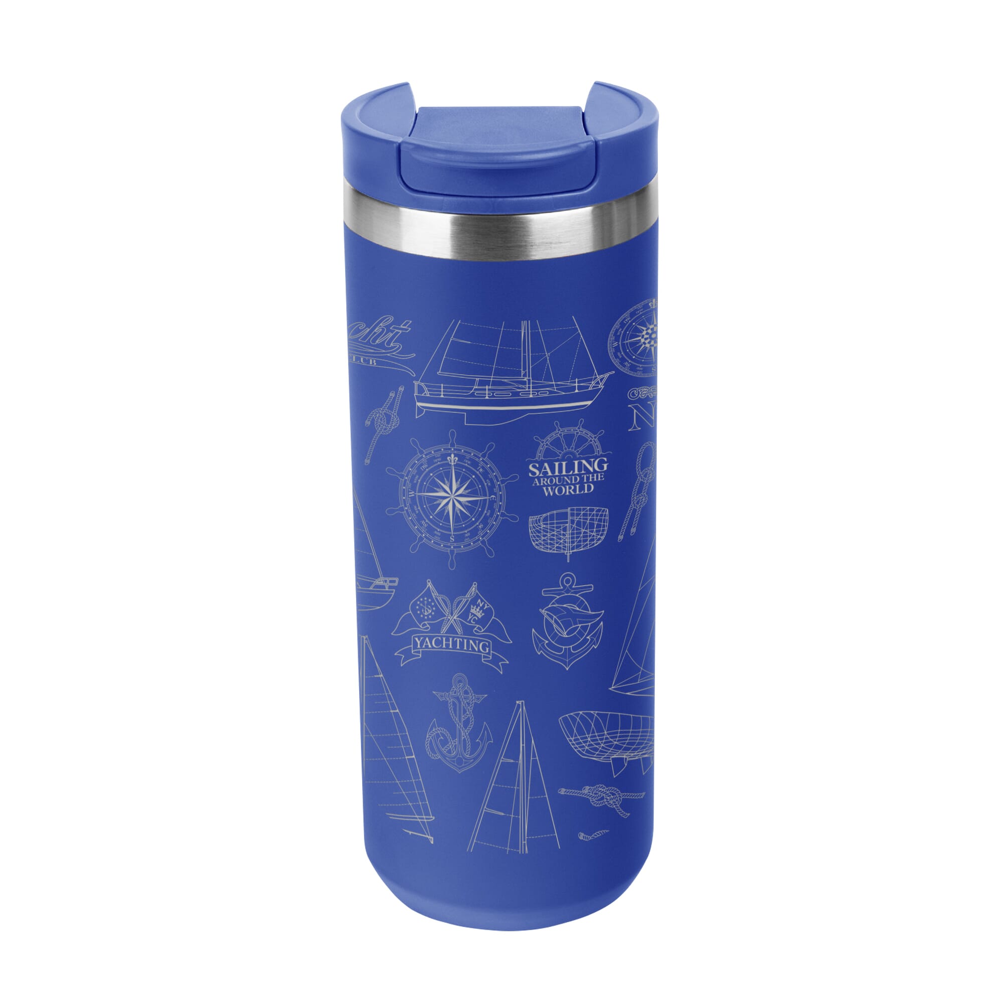 18 oz Full Laser Sienna Stainless Steel Bottle