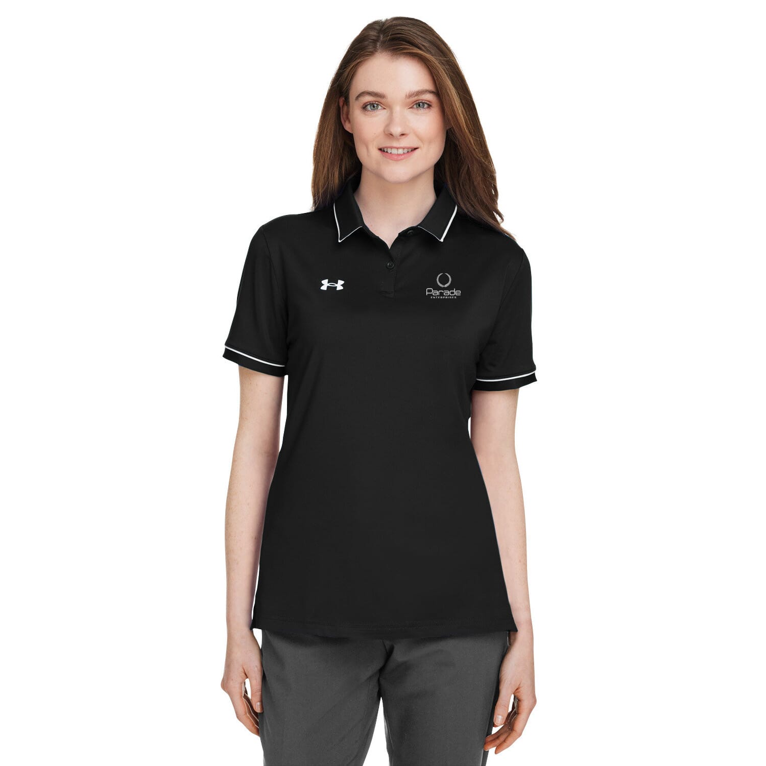 Ladies' Under Armour® Tipped Teams Performance Polo