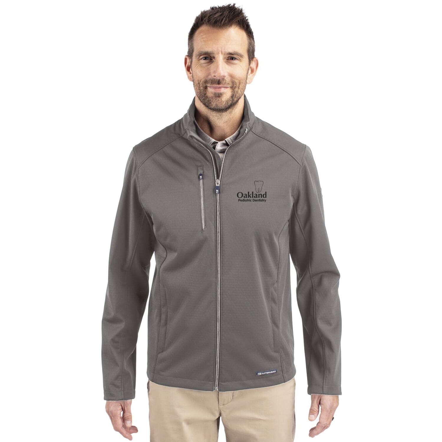 Men's Cutter & Buck Evoke Eco Softshell Recycled Full Zip Jacket