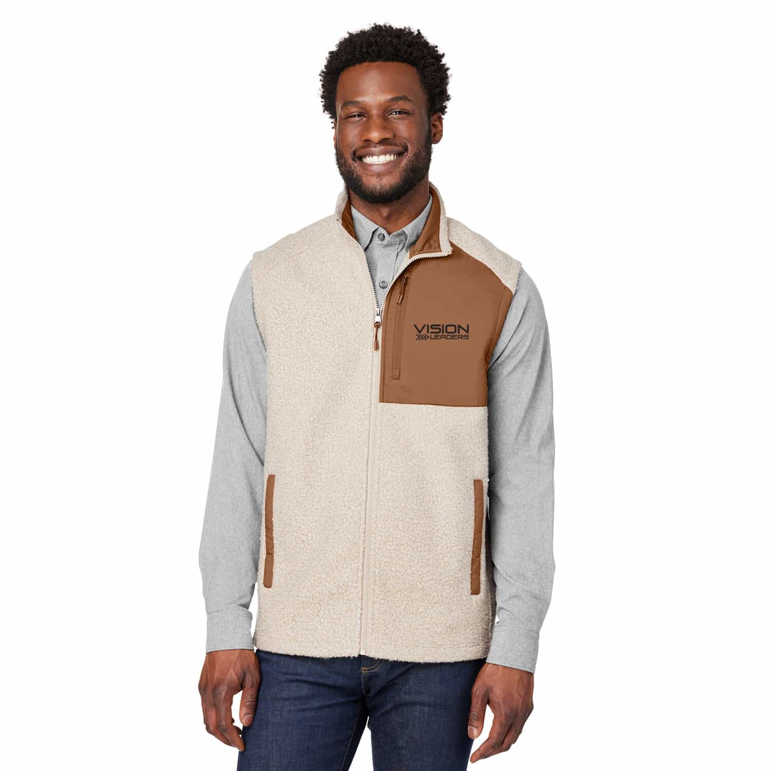 OATMEAL HEATHER/TEAK